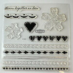 My Acrylix Premium Quality Decorative Stamps D1402 Togetherness